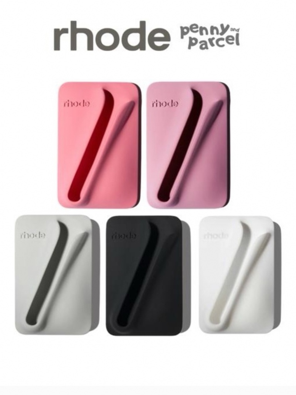 RHODE Snap-On Lip Case in Black White Mauve Berry Pink MagSafe phone Sephora